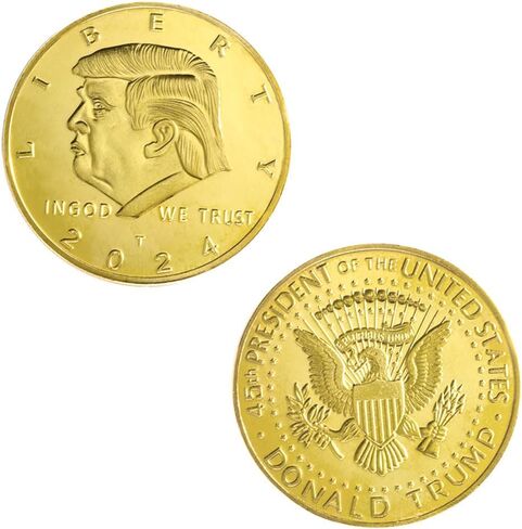 Donald Trump Challenge Coins 2020 - President Commemorative Coin Collectibles, Gold Plated Presidential Novelty Coin 1 pcs in Saudi Arabia