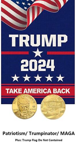 Donald Trump Challenge Coins 2020 - President Commemorative Coin Collectibles, Gold Plated Presidential Novelty Coin 1 pcs in Saudi Arabia