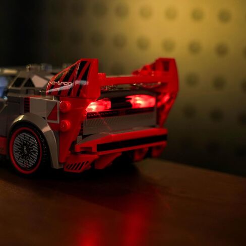 VONADO LED Light Kit Compatible with Lego Audi S1 e-tron Quattro Race Car 76921 (No Models Only Light) Creative Lighting Set Accessories Compatible with Lego Audi Race Car 76921 Building Set in Kuwait