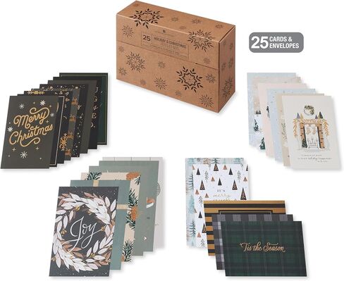 American Greetings Christmas Cards with Envelopes, Traditional Winter Designs (25-Count) in Saudi Arabia