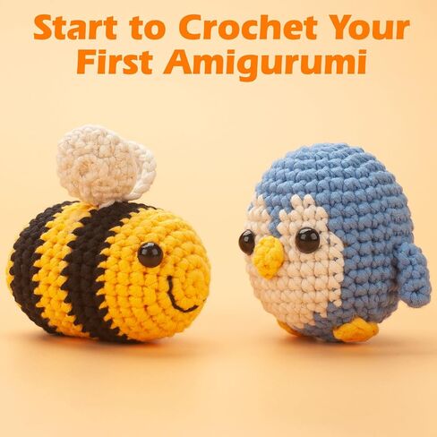 Easy Peasy Crochet Yarn for Beginners, Beginner Yarn for Crocheting, 3 Pack×1.8oz Amigurumi Crochet Yarn with Easy-to-See Stitches and No Split, Thick&Soft, Worsted Medium #4 Yarn, Cotton-Nylon Blend in Saudi Arabia