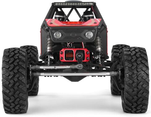 COOWOO Aluminum Alloy RC Servo Guard Armor Upgrade Part for 1/10 RC Crawler Cars - Precision CNC Machined for Unmatched Durability and Protection, Red in Saudi Arabia