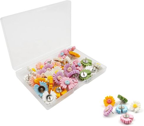 100PCS Star Shape Multi-Color Push Pins, Plastic Decorative Thumb Tacks for Wall Hanging Bulletin Board Calendar Photo in Saudi Arabia