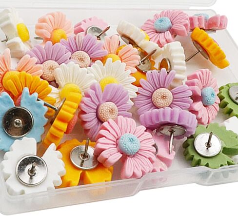 100PCS Star Shape Multi-Color Push Pins, Plastic Decorative Thumb Tacks for Wall Hanging Bulletin Board Calendar Photo in Saudi Arabia