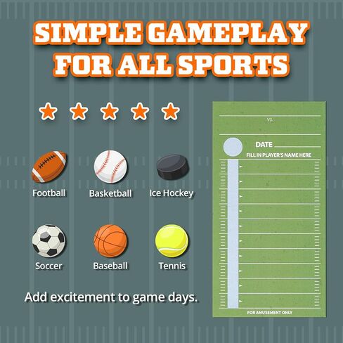10 Line Football Strip Cards, 100-Pack Football Scratch-Off Cards, Football Squares Pool, Strip Cards for Baseball, Boxing, Basketball in Saudi Arabia
