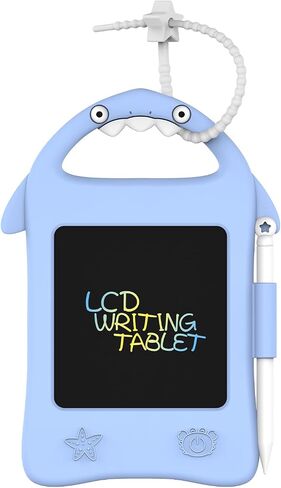 كمبيوتر لوحي صغير للكتابة LCD، ألعاب لوحة خربش صغيرة هدايا للأولاد والبنات بعمر 3 سنوات فما فوق، لوحة رسم لطيفة للأطفال، هدايا للأطفال الصغار في عيد ميلاد التعلم التعليمي (ديناصور) in Saudi Arabia