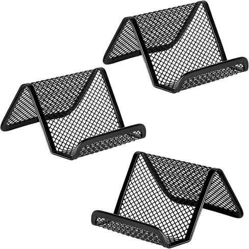 Acrylic Business Card Holder for Desk, Business Card Stand Desktop Business Card Holders for Exhibition，Office Acrylic Business Card Stand Display ，Capacity: 50 Cards （6 Pack） in Saudi Arabia