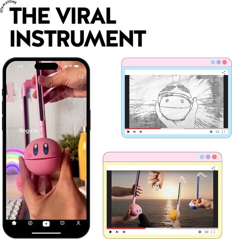 Otamatone Classic [الإصدار الإنجليزي] آلة موسيقية إلكترونية يابانية صفراء محمولة من اليابان Maywa Denki هدية للأطفال والكبار in Saudi Arabia