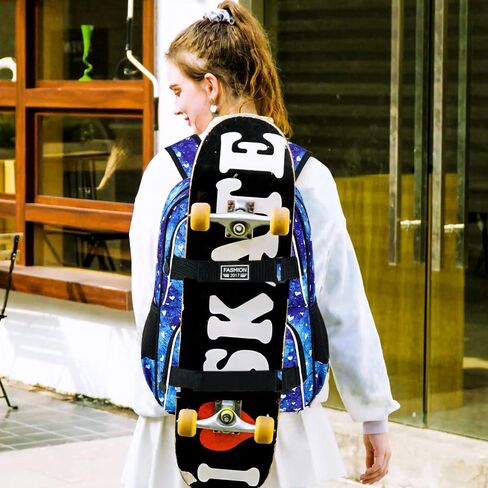 17 Inches Backpack for Girls Women, 3Pcs Rose Laptop Backpacks with Lunch Bag, Water Resistant College School Bookbag Set for Teens Students(Black) in Kuwait