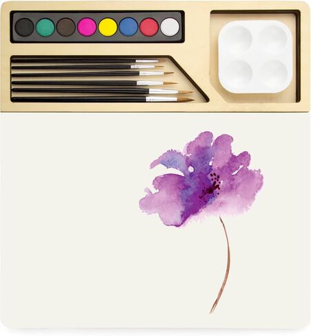 Three by Three jOTBLOCK Portable Watercolor Artistry Essentials Set: Quality Paper, Vibrant Watercolor Cakes, Brushes, and Palette (40 Sheets) in Saudi Arabia