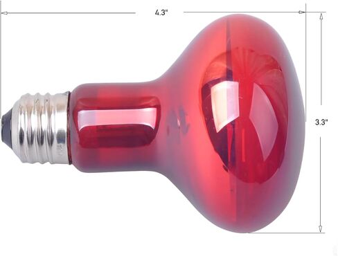 LUCKY HERP Reptile Infrared Basking Bulb,Terrarium Lighting Lamp,2-Pack (25, Watts) in Saudi Arabia
