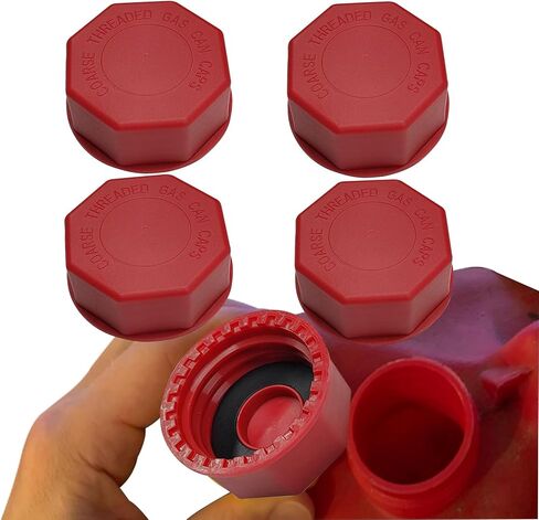 Gas Can Caps Replacement - Can Cover More Old Coarse Thread Gas Can Cap,Coarse Thread Cap to Prevent Fuel Leakage (5 Pcs Yellow) in Saudi Arabia