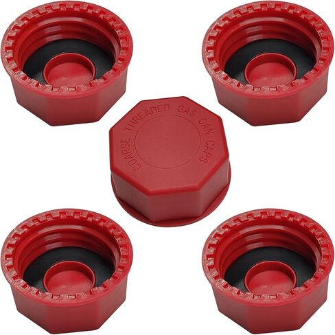 Gas Can Caps Replacement - Can Cover More Old Coarse Thread Gas Can Cap,Coarse Thread Cap to Prevent Fuel Leakage (5 Pcs Yellow) in Saudi Arabia
