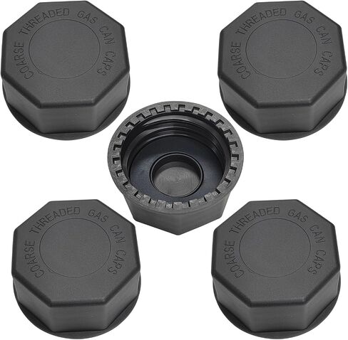 Gas Can Caps Replacement - Can Cover More Old Coarse Thread Gas Can Cap,Coarse Thread Cap to Prevent Fuel Leakage (5 Pcs Yellow) in Saudi Arabia
