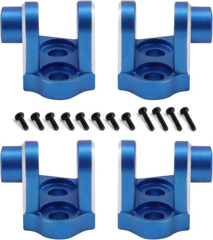 Four Aluminum Shock Mounts for Losi 1/18 Mini LMT 4X4 Brushed Monster Truck，Replacement for Losi - LOS211044 Upgrade Part Upper Shock Mount for Losi-LOS01026 1/18 Mini LMT Monster (Black) in Kuwait