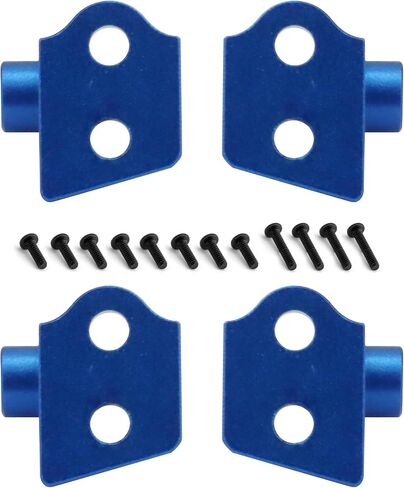 Four Aluminum Shock Mounts for Losi 1/18 Mini LMT 4X4 Brushed Monster Truck，Replacement for Losi - LOS211044 Upgrade Part Upper Shock Mount for Losi-LOS01026 1/18 Mini LMT Monster (Black) in Kuwait
