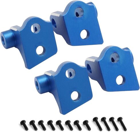 Four Aluminum Shock Mounts for Losi 1/18 Mini LMT 4X4 Brushed Monster Truck，Replacement for Losi - LOS211044 Upgrade Part Upper Shock Mount for Losi-LOS01026 1/18 Mini LMT Monster (Black) in Kuwait