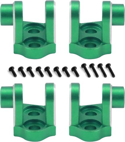 Four Aluminum Shock Mounts for Losi 1/18 Mini LMT 4X4 Brushed Monster Truck，Replacement for Losi - LOS211044 Upgrade Part Upper Shock Mount for Losi-LOS01026 1/18 Mini LMT Monster (Black) in Kuwait
