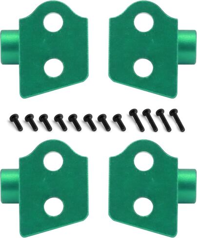 Four Aluminum Shock Mounts for Losi 1/18 Mini LMT 4X4 Brushed Monster Truck，Replacement for Losi - LOS211044 Upgrade Part Upper Shock Mount for Losi-LOS01026 1/18 Mini LMT Monster (Black) in Kuwait