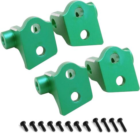 Four Aluminum Shock Mounts for Losi 1/18 Mini LMT 4X4 Brushed Monster Truck，Replacement for Losi - LOS211044 Upgrade Part Upper Shock Mount for Losi-LOS01026 1/18 Mini LMT Monster (Black) in Kuwait