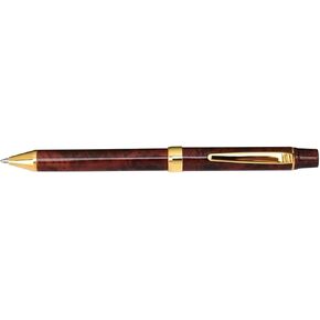 Yasutomo Quadpoint Twist Pen, Brown Marble (TP30BR)