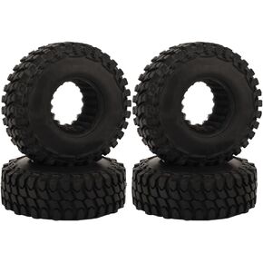 1/24 RC Crawler 1.0'' Soft Rubber Wheel Tires for Axial SCX24 Upgrades - 4PCS