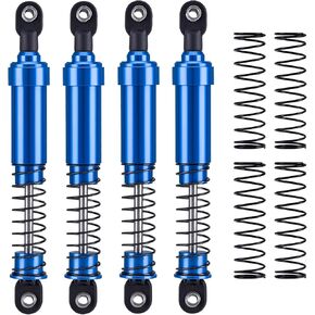 AMK 1/10 RC Crawler Shocks, 4Pcs 115mm Aluminum Big Bore RC Shocks with Oil Filled RC Crawler Shocks for 1/10 RC Crawler Axial SCX10 Capra D90 Gspeed V4 Element TRX4 Upgrades (Blue 115mm 4Pcs) in Kuwait