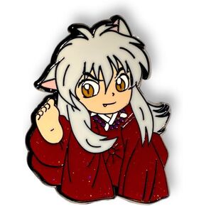 inuyasha inspired enamel pin Inu Yasha Pin Enamel Large size collective Inuyasha figure pin inuyasha merch inuyasha manga pin