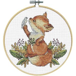 Design Works Crafts Janlynn Counted Cross Stitch Kit, Fox, by The Yard
