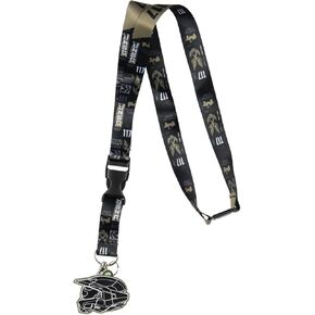 Seven Times Six HALO Infinite UNSC 117 Master Chief Keychain With 2" Rubber Charm Lanyard ID Badge Holder