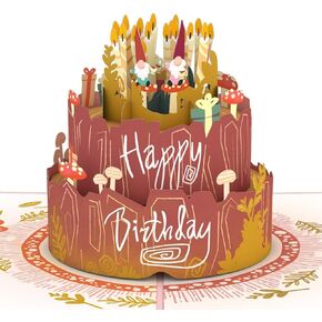 بطاقة Lovepop Happy Birth Pop-Up لها وله - بطاقات تهنئة بعيد ميلاد سعيد ثلاثية الأبعاد للأولاد والبنات والرجال والنساء - يوم رائع للطائرة - بطاقة طائرة مقاس 5 × 7 بوصة - تتضمن بطاقة ملاحظات فارغة ومظروف in Kuwait