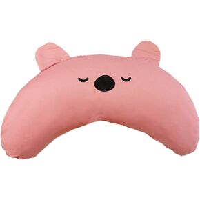 SHENGOCASE وسادة كبيرة لتهدئة الحيوانات الأليفة مقاس 14 بوصة × 6.3 بوصة لاسترخاء رقبة رأس الكلب المتوسطة، وسادة على شكل حرف U للقطط الكبيرة وحصيرة السرير والجرو الداخلي (وردي) in Kuwait