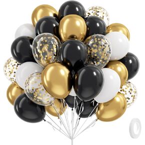 60pcs Brown and Gold Balloons, Light Brown Sand White Gold Brown Balloons Gold Confetti Balloons for Neutral Bridal Shower Birthday Baby Shower Party Decorations