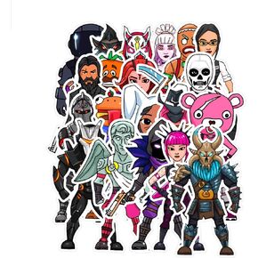 Halfeary Popular Skins Sticker Set (20 PCS), Video Game Party Supplies, Waterproof Stickers Laptop, Trolley, Car or Skateboard