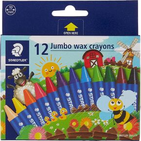 STAEDTLER Noris Club Jumbo wax crayon (Set of 12 colors)