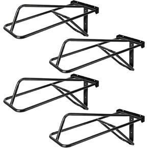 4 Pack Folding Saddle Rack,Wall Mounted Saddle Rack Stand Heavy Duty Western & English Saddle Rack for Horse Tack Room,Stable,Barn