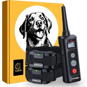 Dog Shock Collar with Remote 2 Pack - 4000ft 108 Levels Dog Training Collar, E-Collar with 3 Training Modes for Large Medium Small Dogs Rechargeable Waterproof Electric Collars(10-120lbs)