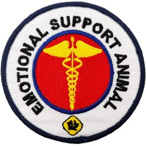 لطيف التصحيح الدعم العاطفي خدمة الحيوان الكلب المساعدة الطبية المطرزة الحديد على التصحيح in Kuwait