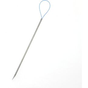 Handwoven Wig Threader Tool Hook and Loop Snap Needle Hair Block Repair Fish Wire Line Needle Tube Metal Pulling Needle Knitting Sewing Tool Knitting for Knitted Fabric Draped Fold Repair