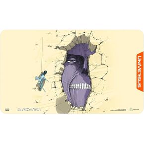 UniVersus Attack on Titan: Battle for Humanity - Wall Titan Playmat - 24 x 14 Neoprene Mat, Tabletop Card Game Accessory, UVS Games, Licensed