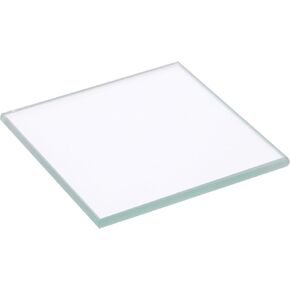 Plymor Square 3mm Non-Beveled Clear Glass, 2 inch x 2 inch