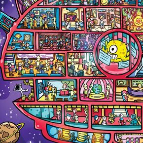 Cross & Glory - Fantastical Treehouse Escape - 1000 Piece Jigsaw Puzzle for Adults | Whimsical Art Style | Fun Puzzle Challenge for Adults and Families | 20x27 Inches | Satin Finish