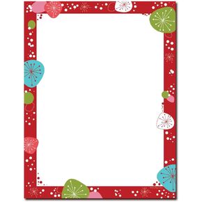 Frosty Flakes Letterhead Laser & Inkjet Printer Paper, 100 Pack