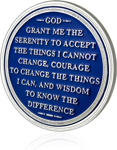 CHURYUML 1 Month Sobriety Coin One Month Sobriety Chip 30 Day AA Coins and Medallions Sobriety Gifts for Men Women Sober Token Alcoholics Anonymous Addiction Recovery Gift in Saudi Arabia