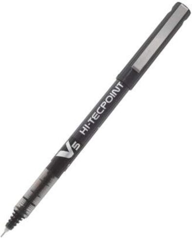 Pilot V5 Liquid Ink Rollerball 0.5 mm Tip - Black, Box of 12 in Saudi Arabia