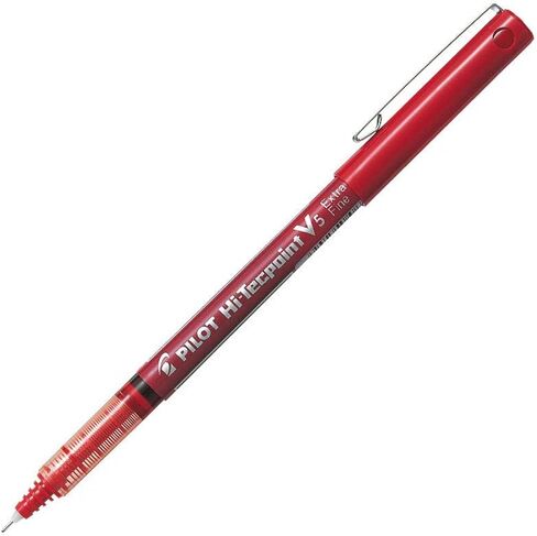 Pilot V5 Liquid Ink Rollerball 0.5 mm Tip - Black, Box of 12 in Saudi Arabia