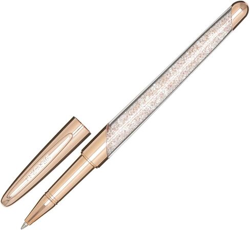 Swarovski Authentic Crystalline Nova Rollerball Pen - Clear Rose Gold in Saudi Arabia