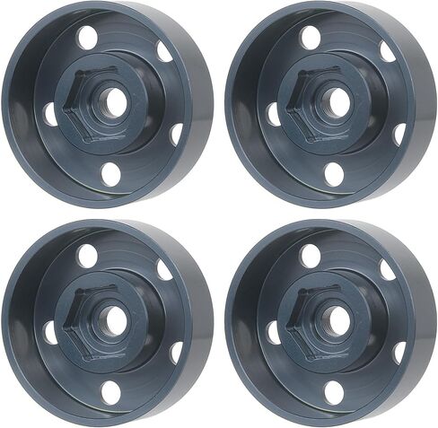 Aluminum Wheel Hex Hub adapters for Tamiya Super ClodBuster Bullhead Upgrades Replace Parts (Silvery) in Kuwait