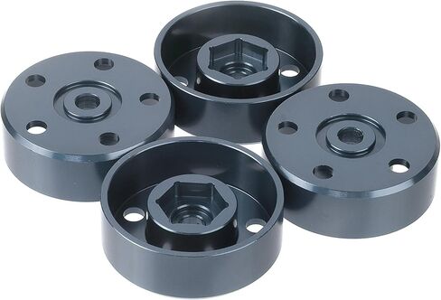 Aluminum Wheel Hex Hub adapters for Tamiya Super ClodBuster Bullhead Upgrades Replace Parts (Silvery) in Kuwait