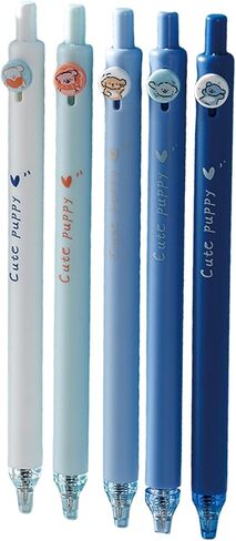 4 Pcs Gel Ink Pens Coffee Retractable Pens Cute Coffee Pen 0.5mm Ballpoint Pen Office School Supplies for Women Girls Boy Men (Coffee) in Saudi Arabia